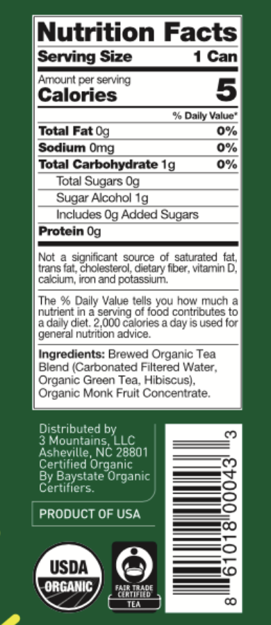 Drink Sarilla - Green Hibiscus - 12pk - 12oz
