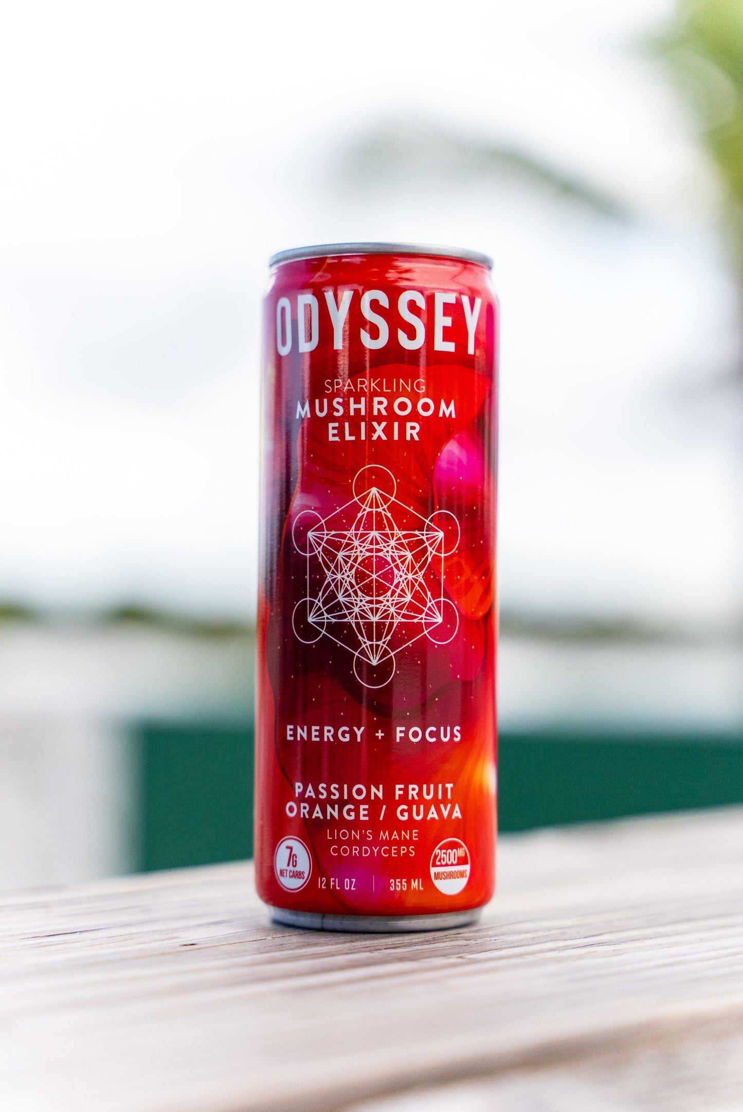 OdysseyElixir - ENERGY + FOCUS - PASSION FRUIT, ORANGE, GUAVA - 12-pack