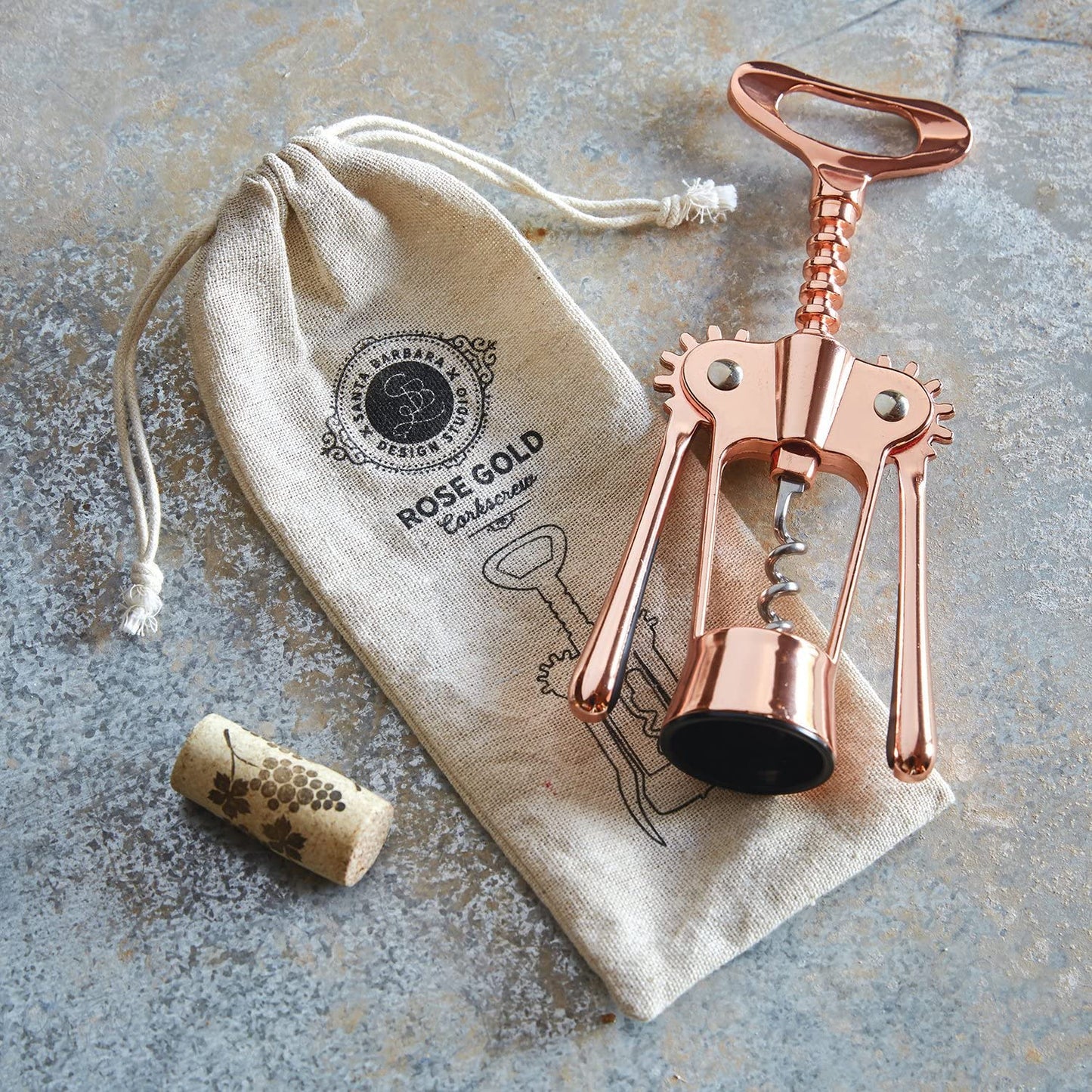 The Bullish Store - Rose Gold Corkscrew Wine Opener