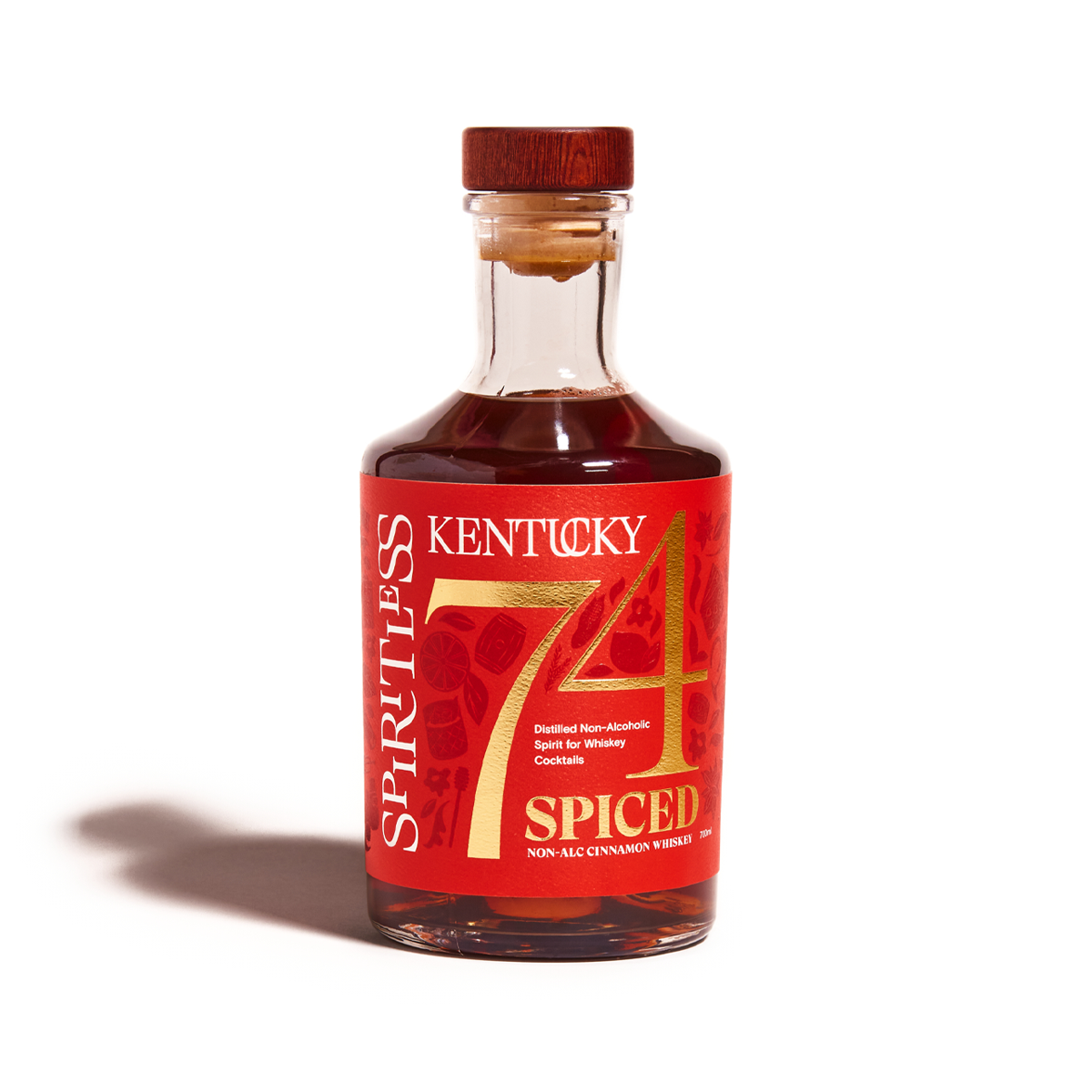 Spiritless - Kentucky 74 SPICED - Non-Alcoholic Cinnamon Whiskey - 700ml