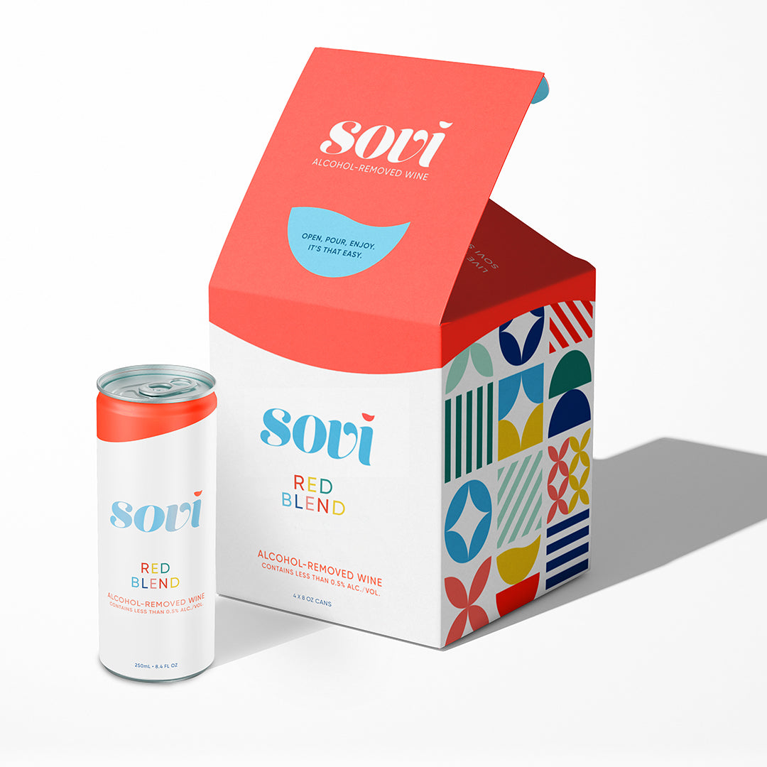 Sovi - Red Blend - 4/8/12/24-packs -250ml RTD Cans