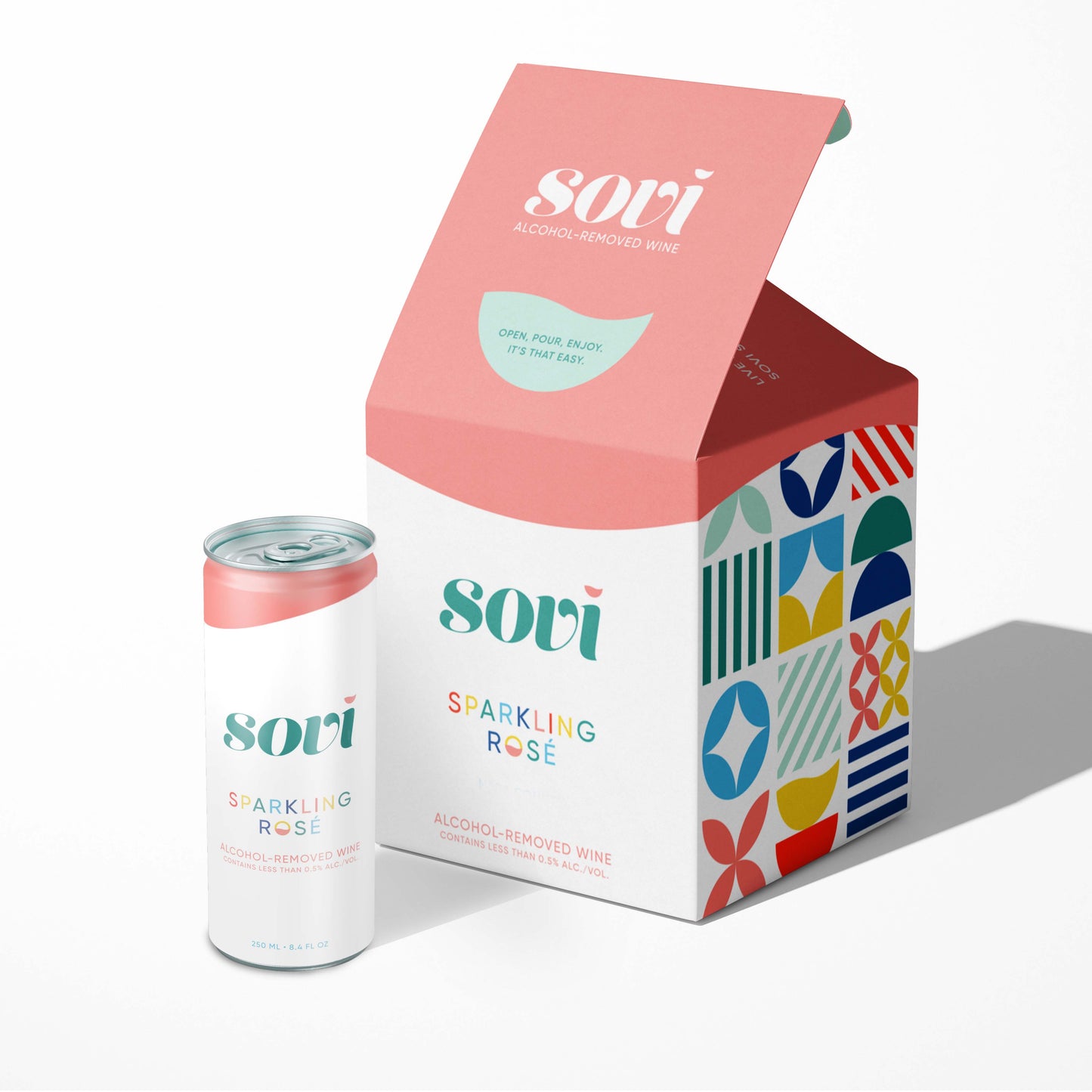 Sovi - Sparkling Rosé - 250ml cans - 4/8/12/24 packs