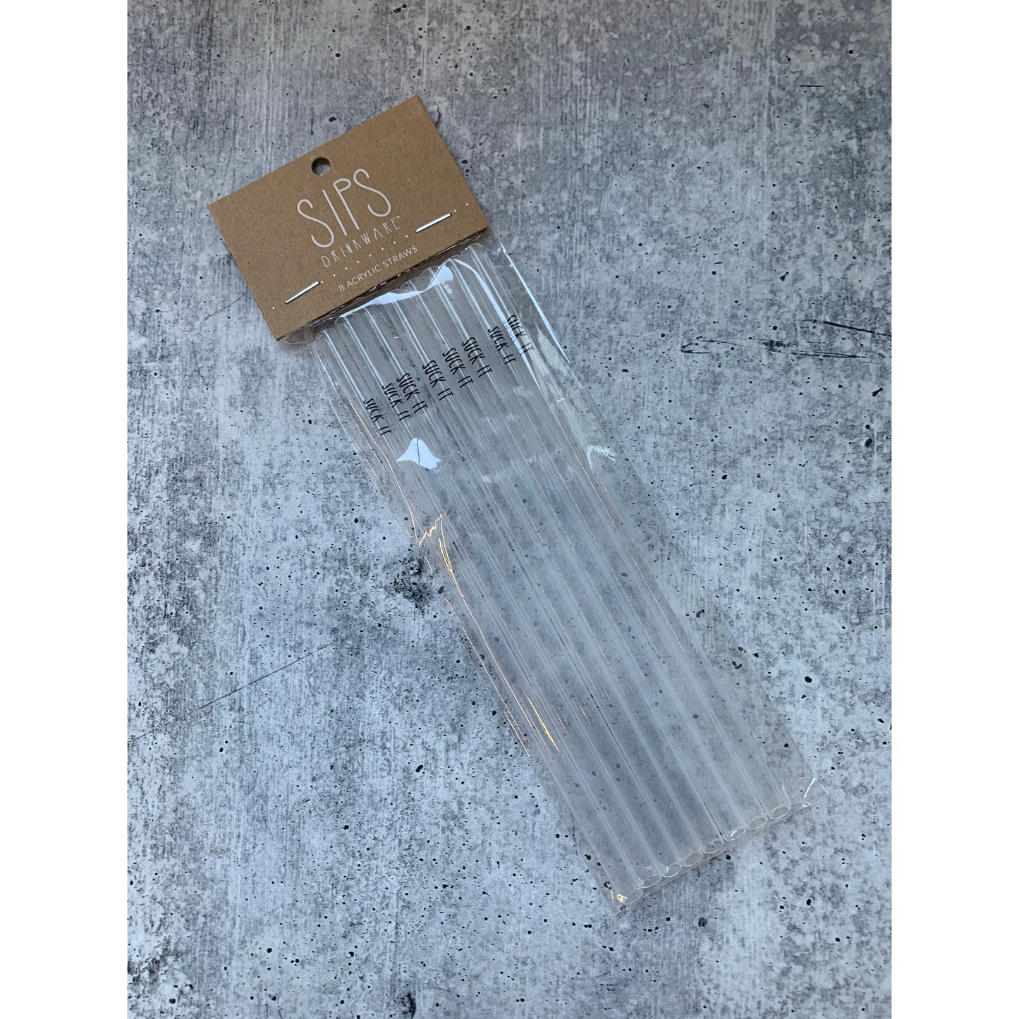 The Bullish Store - Suck It Reusable Drinking Straws - Pack of 8