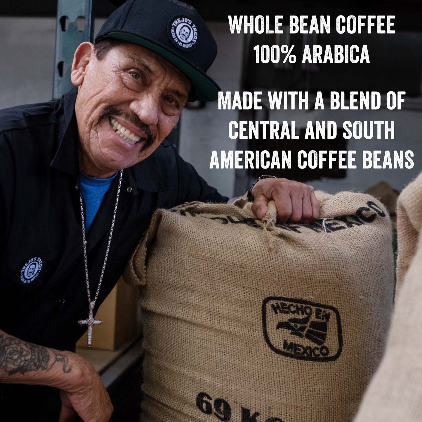 Trejo's Tacos - House Blend Whole Bean Coffee - Medium Roast - 12oz or 5lb