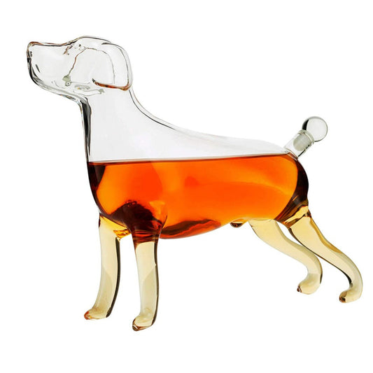 The Wine savant - Labrador Dog Animal Whiskey and Wine Decanter - 500ml