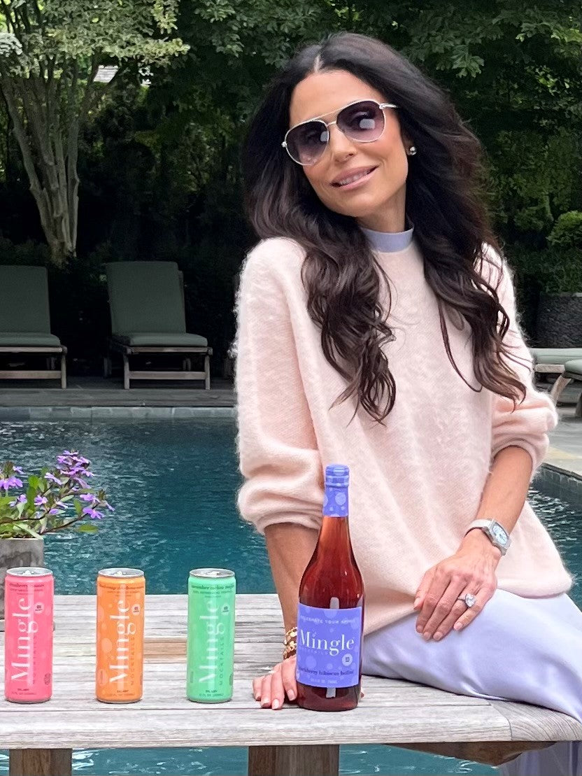 Mingle Mocktails - Blackberry Hibiscus Bellini - 6/12/24 Cans