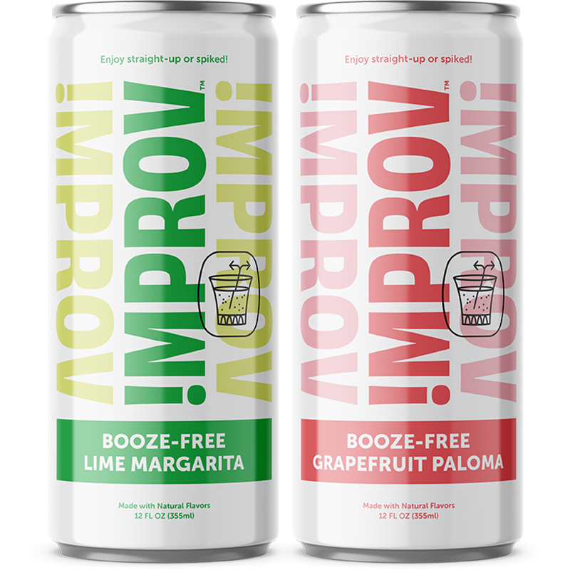 Booze-Free Cocktails in a Can - Improv Cocktails – IMPROV Booze