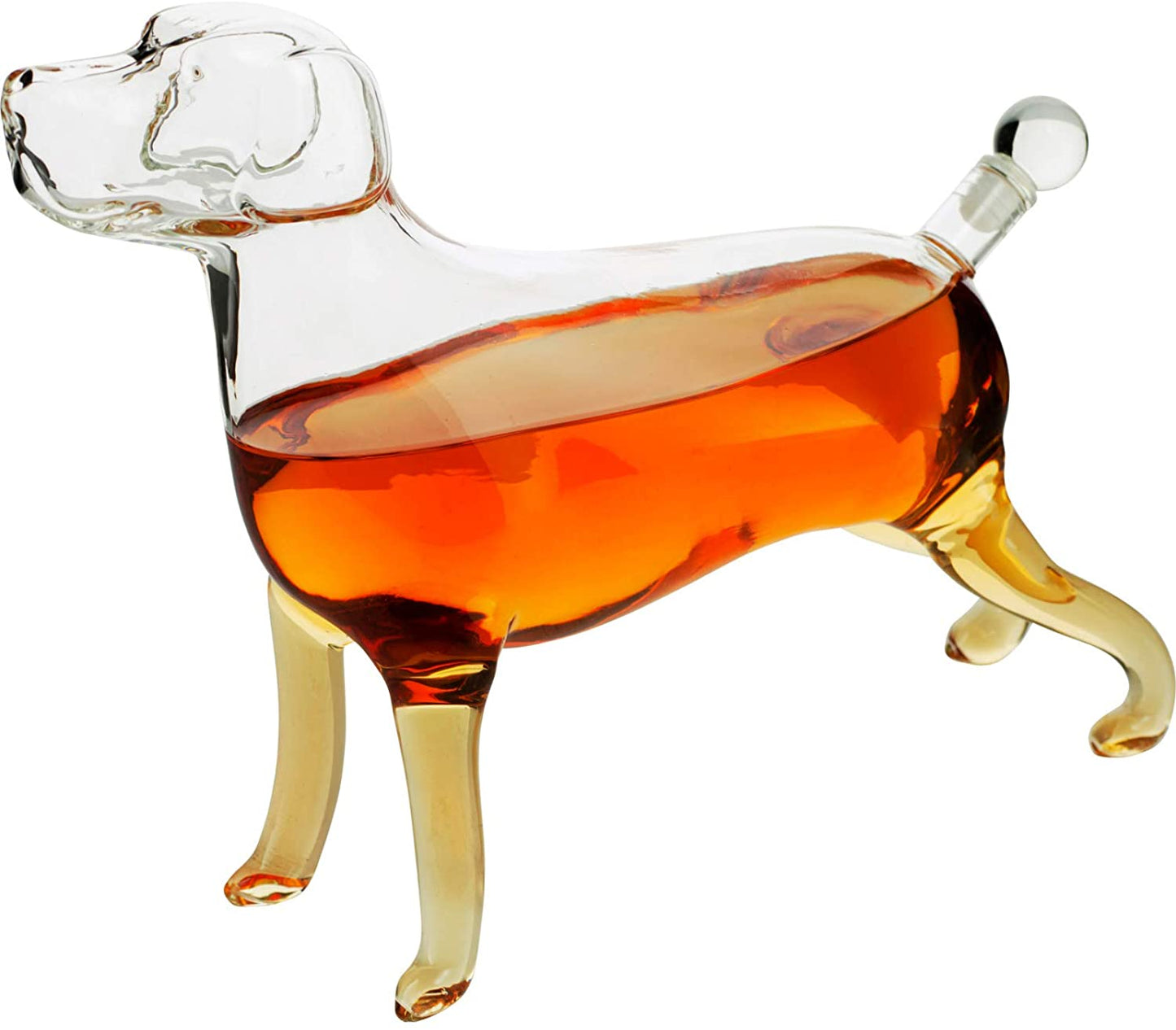 The Wine savant - Labrador Dog Animal Whiskey and Wine Decanter - 500ml