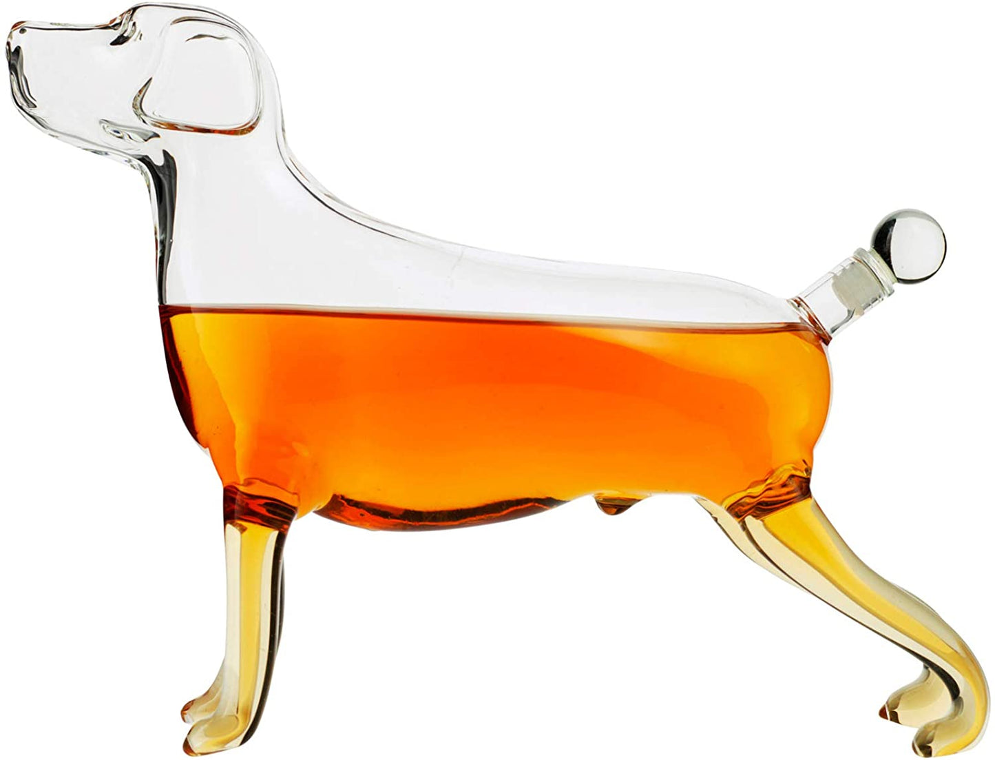 The Wine savant - Labrador Dog Animal Whiskey and Wine Decanter - 500ml