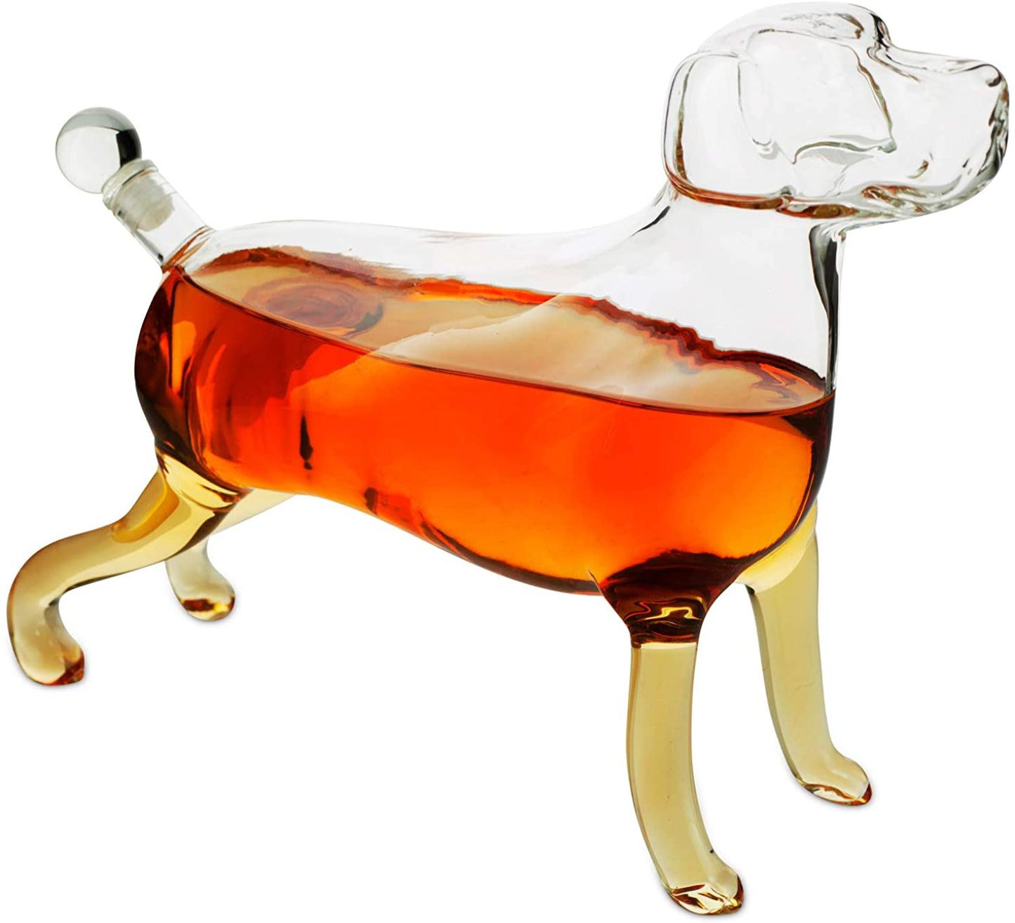 The Wine savant - Labrador Dog Animal Whiskey and Wine Decanter - 500ml