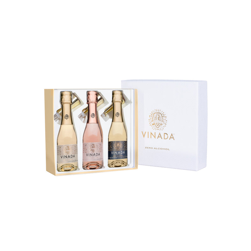 VINADA® - FULL EXPERIENCE GIFT BOX - 200ML Bottles (3) + 3 Sippers