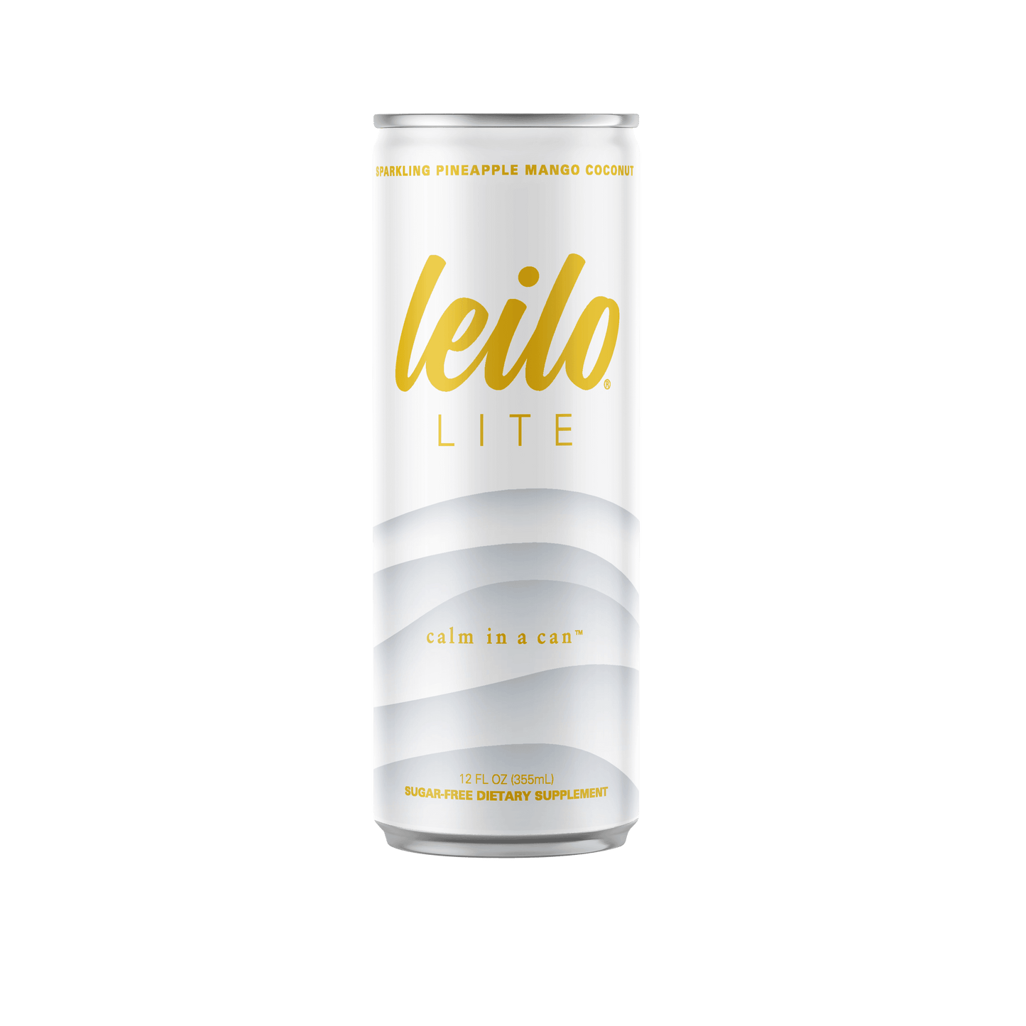 Leilo - LITE - Sugar-free - Kava - Sparkling Pineapple Mango Coconut 12-Pack
