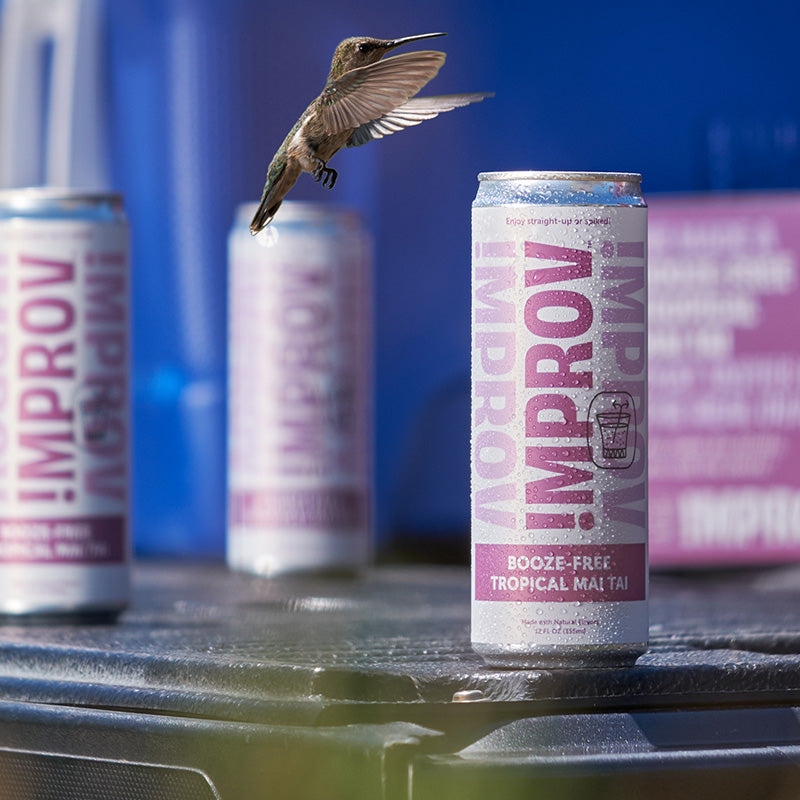 IMPROV Booze-Free Cocktails - Booze-Free Tropical Mai Tai 8 Pack (12oz cans)