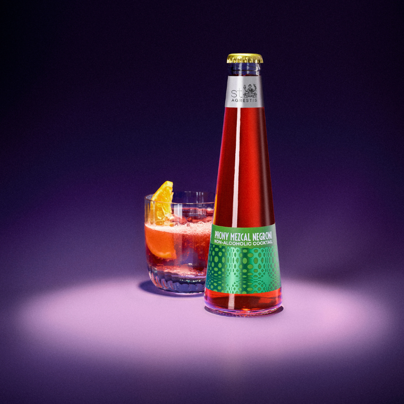 St. Agrestis - Non-Alcoholic Phony Mezcal Negroni.