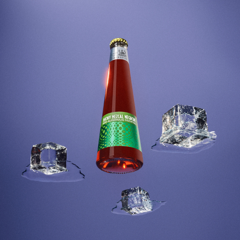 St. Agrestis - Non-Alcoholic Phony Mezcal Negroni.