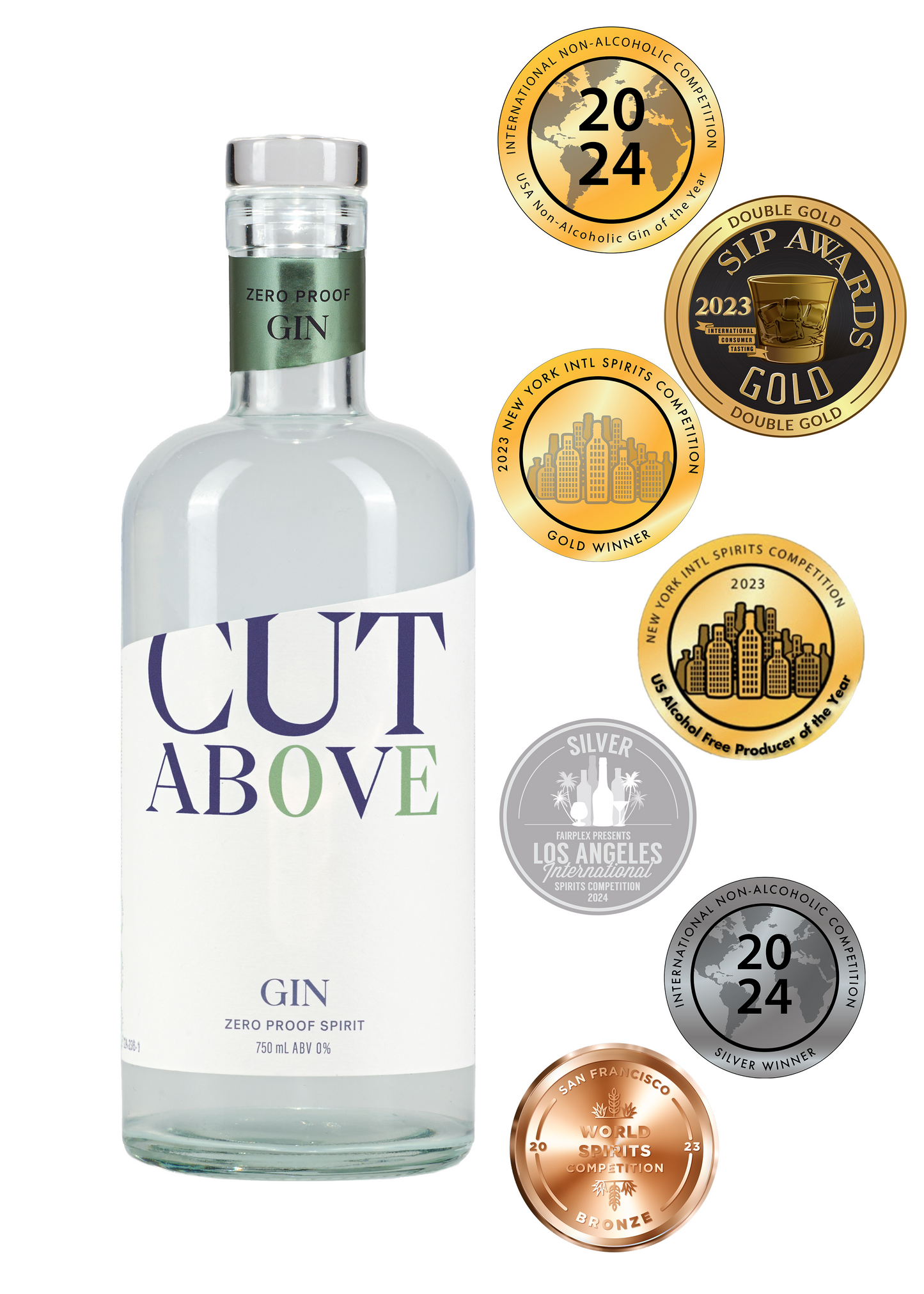 CUT ABOVE - Zero Proof Gin - 750ml