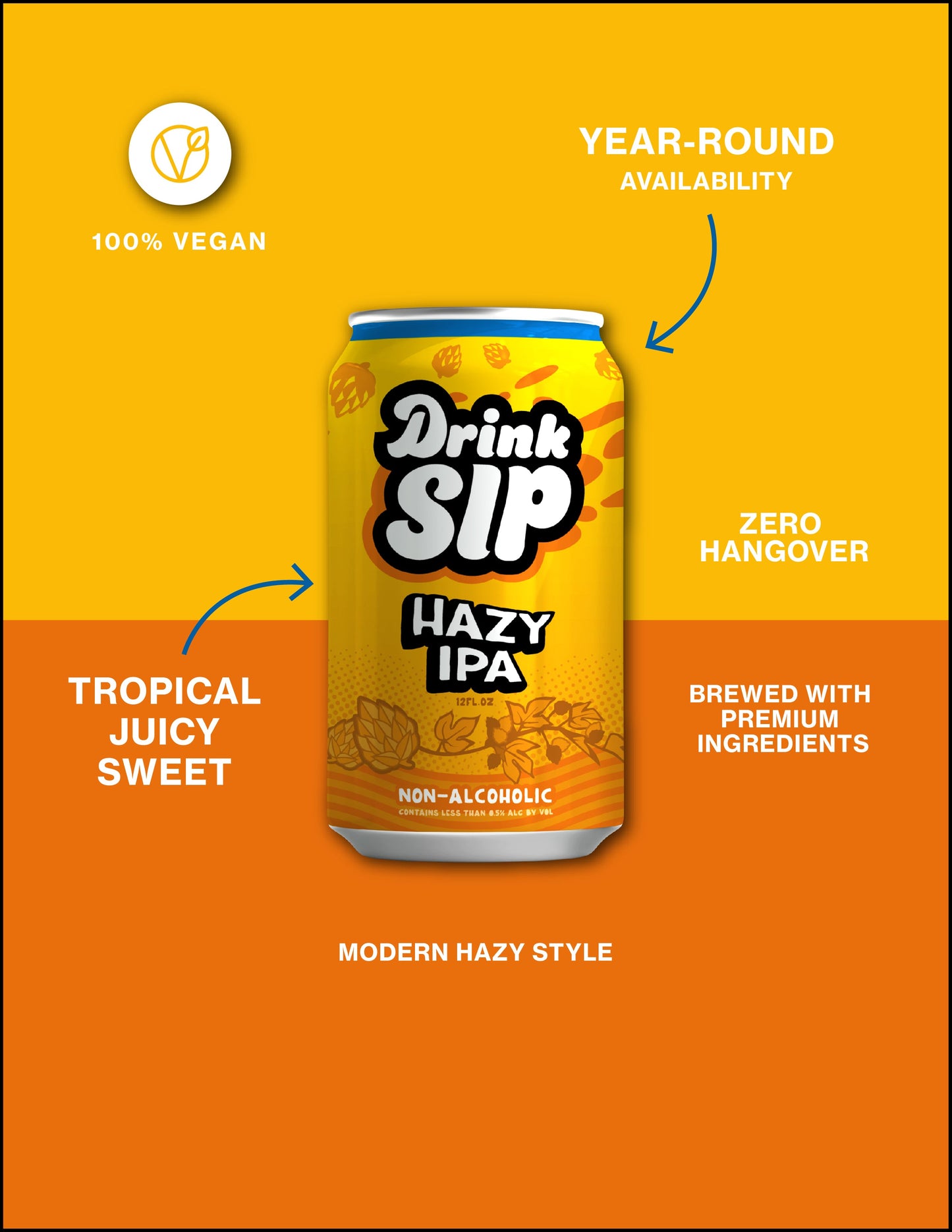 DrinkSip - Hazy IPA - 6 pack