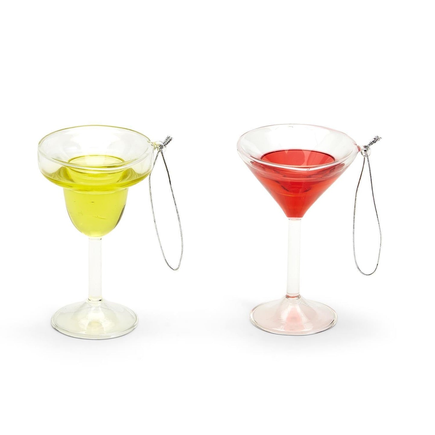 The Bullish Store - Hand-Crafted Glass Ornaments - Wine, Martini, or Margarita