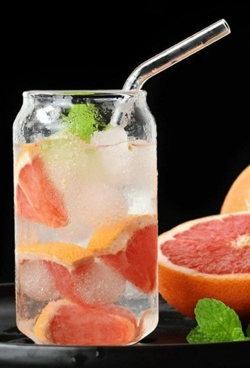 Faz - Can Shaped Transparent Glass Jar