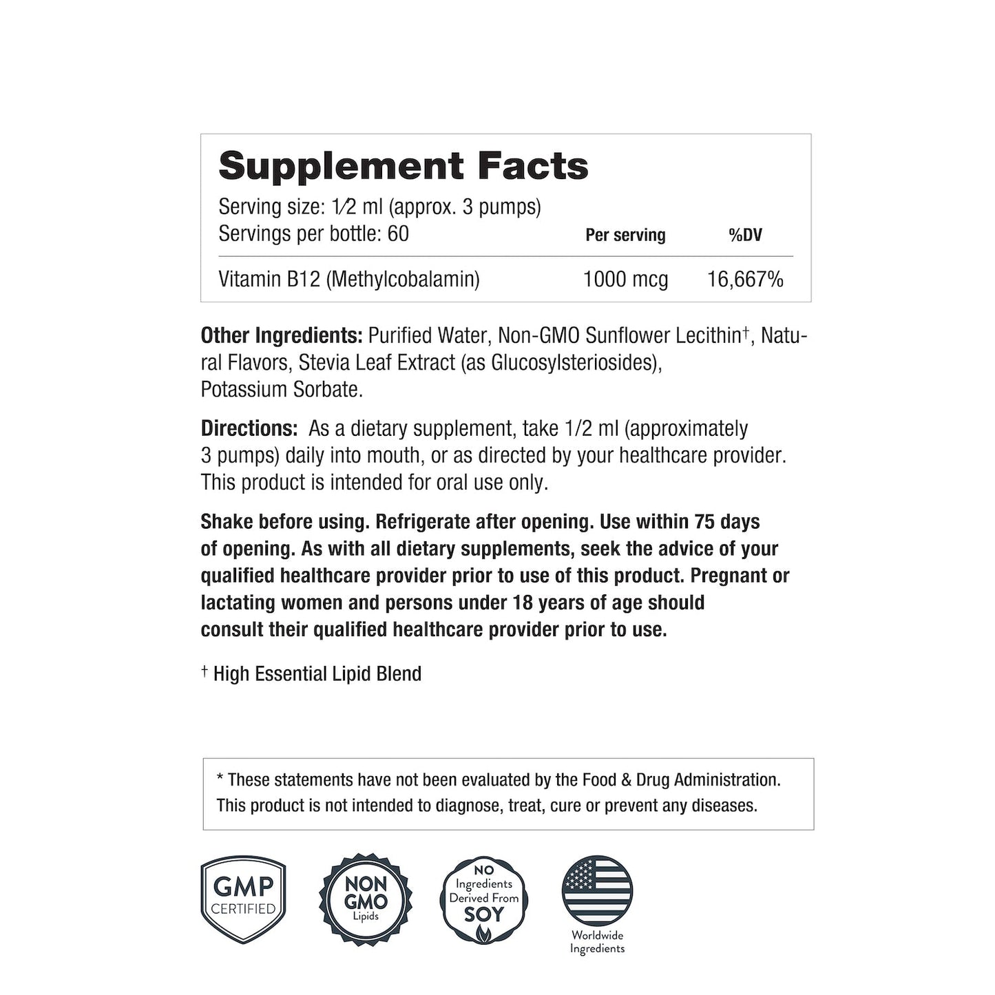 NanaNutra - Liposomal Vitamin B12