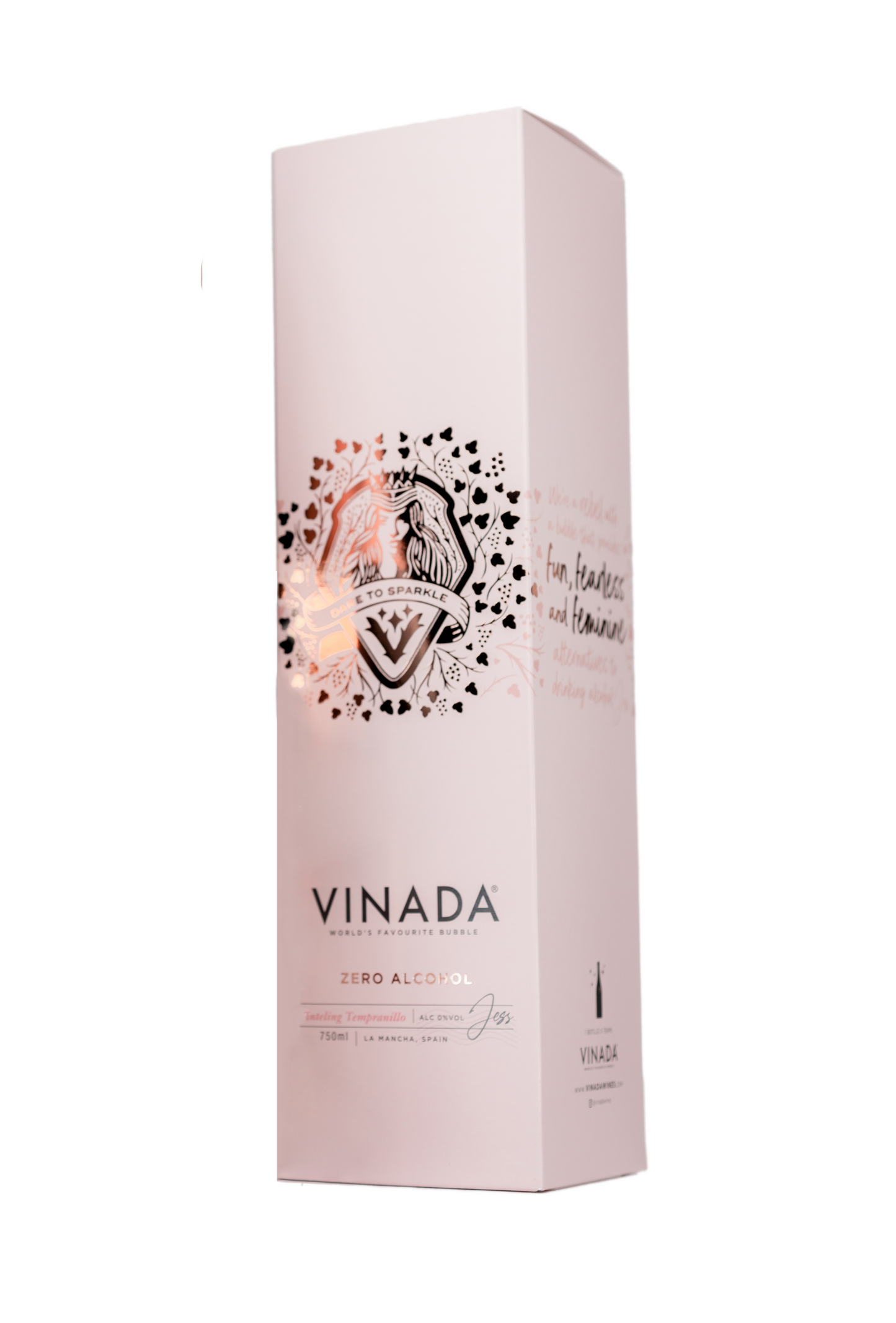 VINADA® - TINTELING TEMPRANILLO ROSÉ (0%) 750 ML GIFTSET