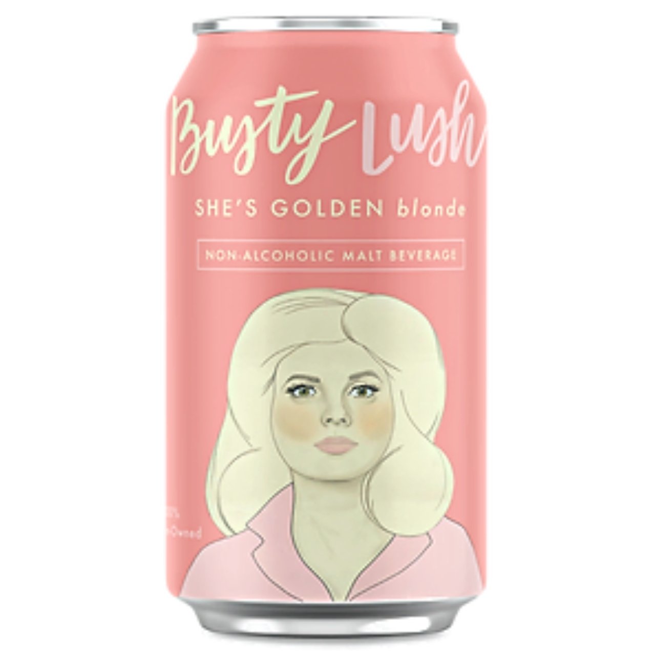 Busty Lush - She's Golden Non-Alcoholic Blonde Ale (12oz)
