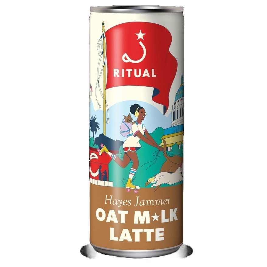 Ritual Coffee Roasters - Hayes Jammer Oat Milk Latte (9.5oz)