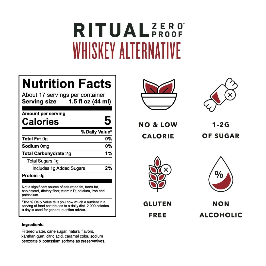 Ritual Zero Proof - Ritual Whiskey Alternative