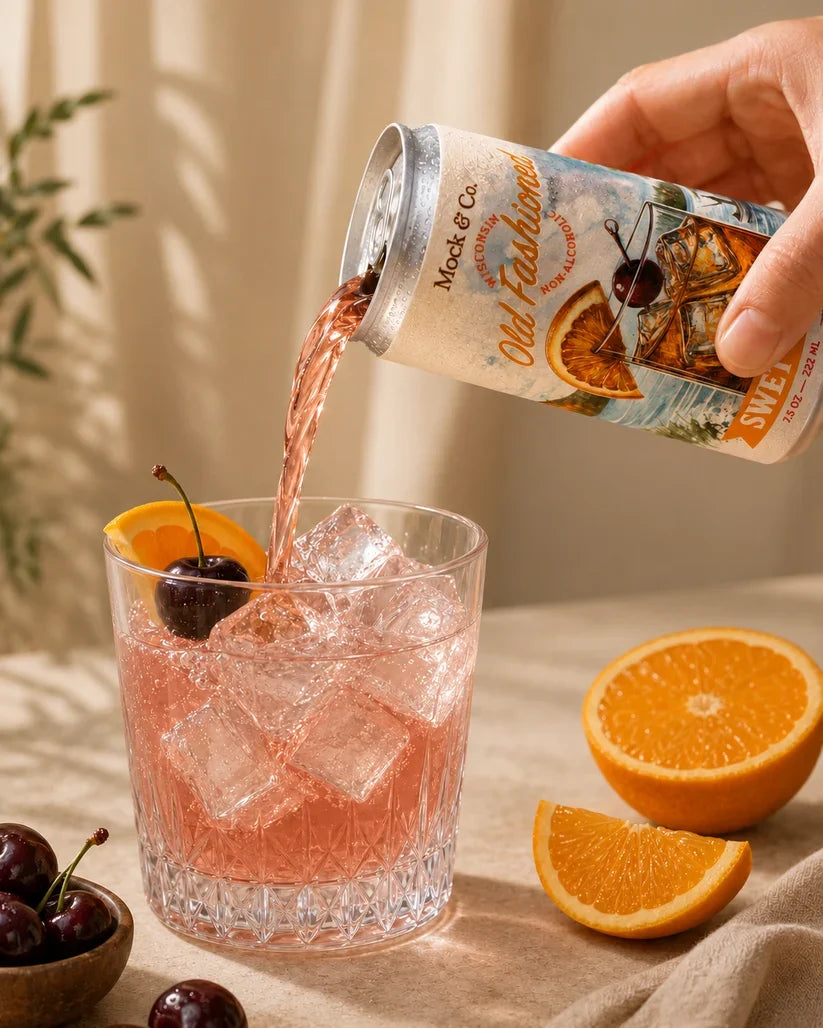 Mock & Co - Wisconsin Old Fashioned- Sweet (Non-Alcoholic)
