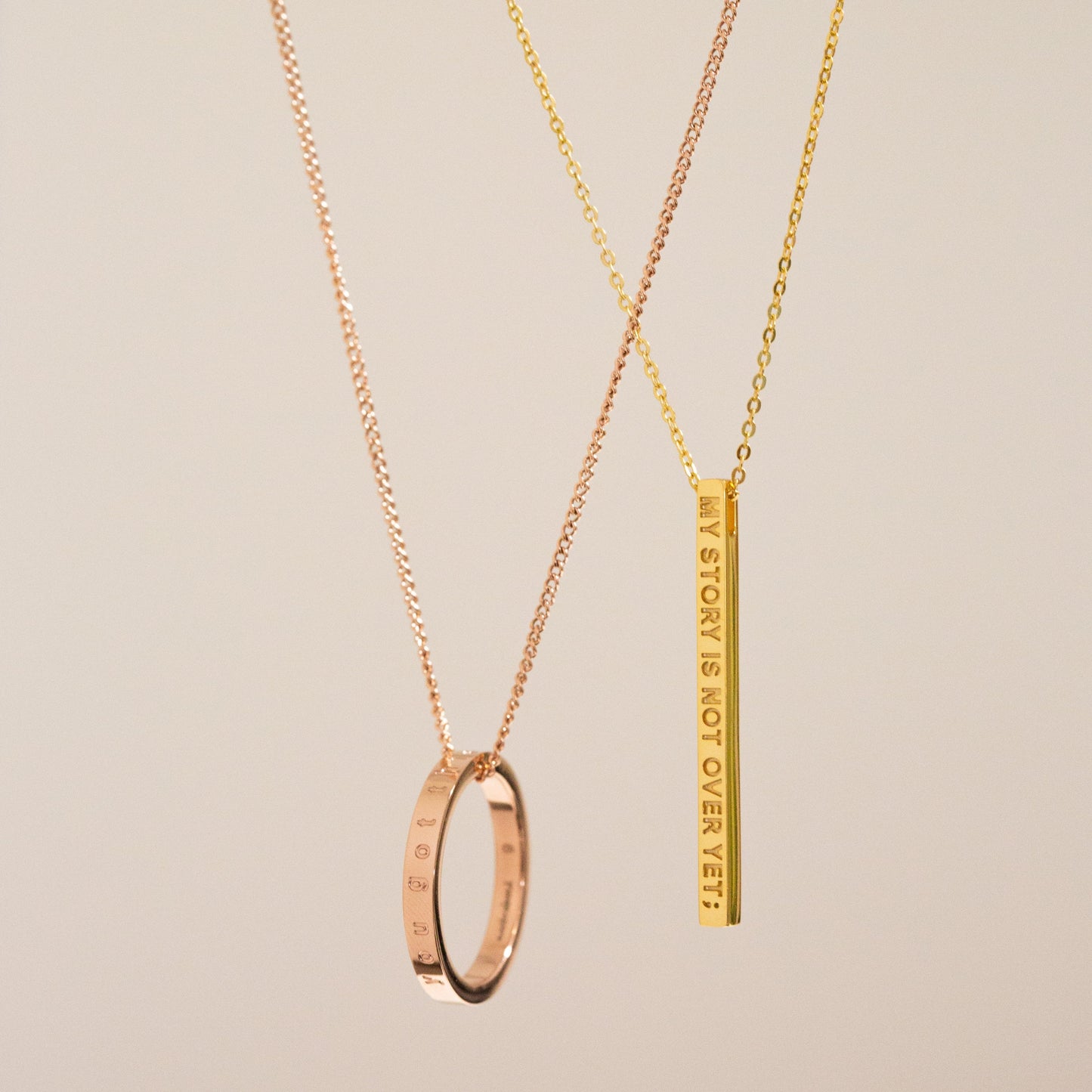 Grateful (gold) by MantraBand® Bracelets