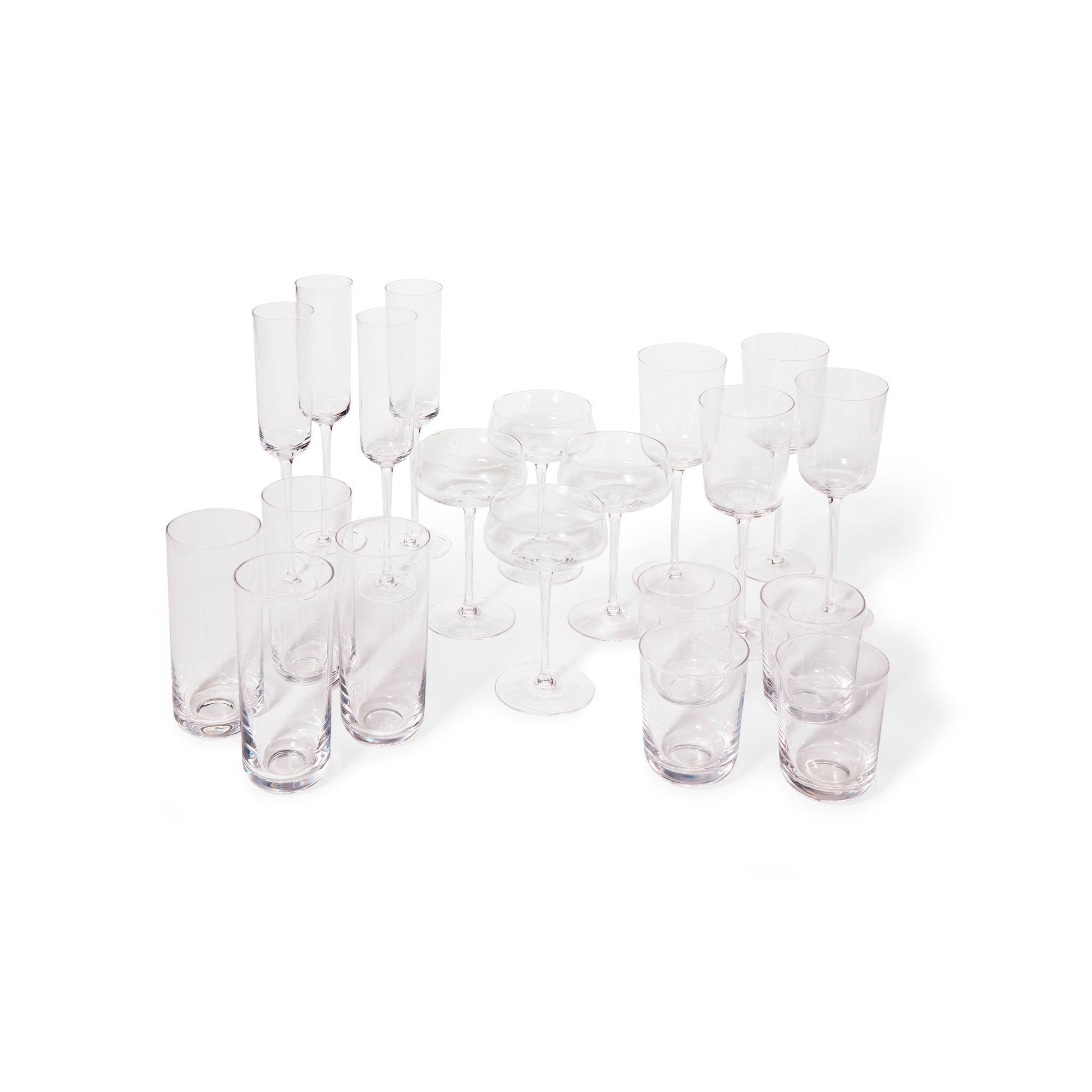 Leeway Home Flute Glass - Set of 4