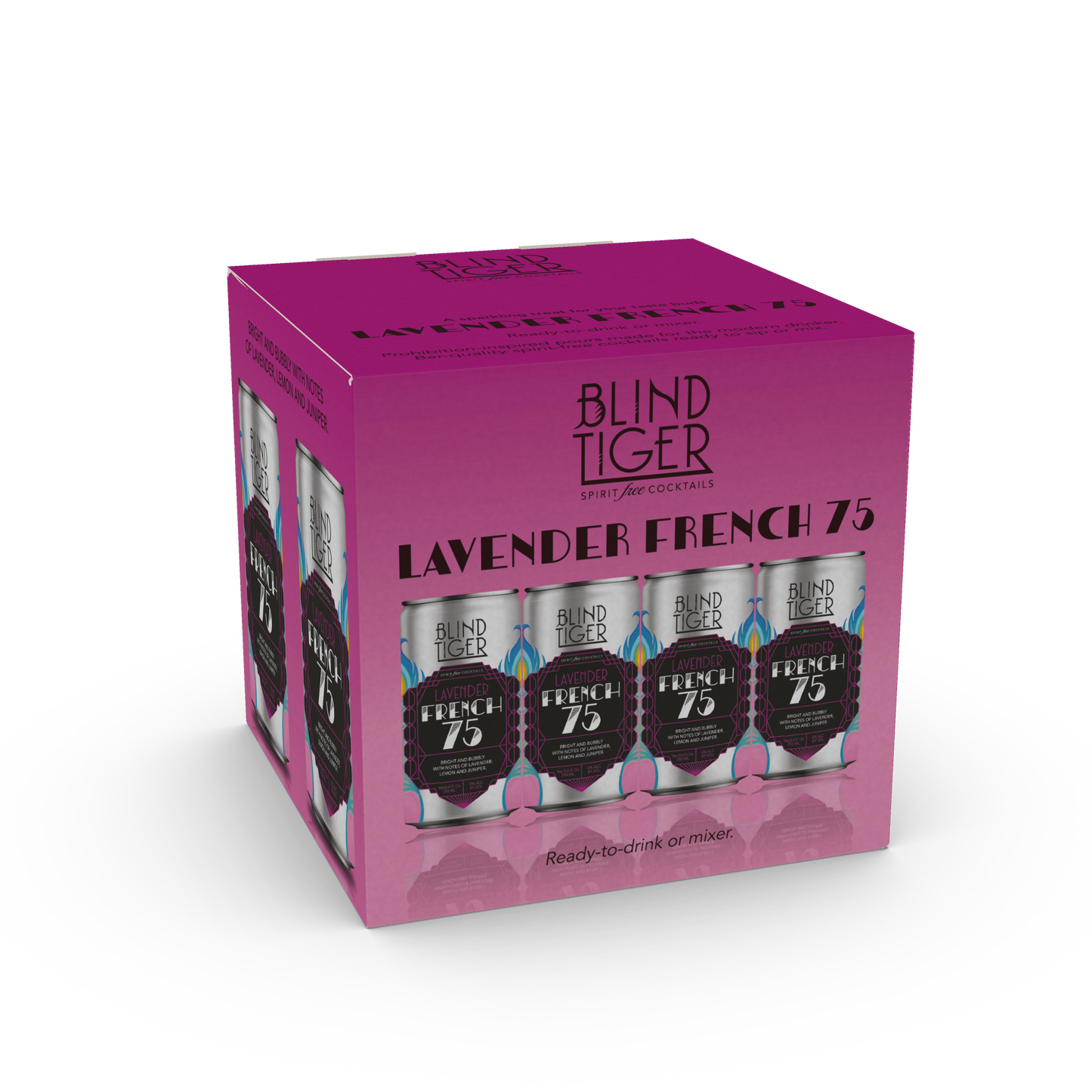 Blind Tiger - Lavender French 75 - Spirit-Free - 4-pack - 8.4oz