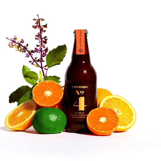 Curious Elixirs - No. 4 - Booze-Free Cocktails - Limited Release - 4 or 12 bottles, 12oz)
