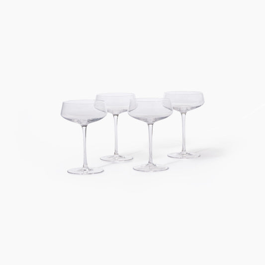 Leeway Home - Coupe Glasses - Set of 4