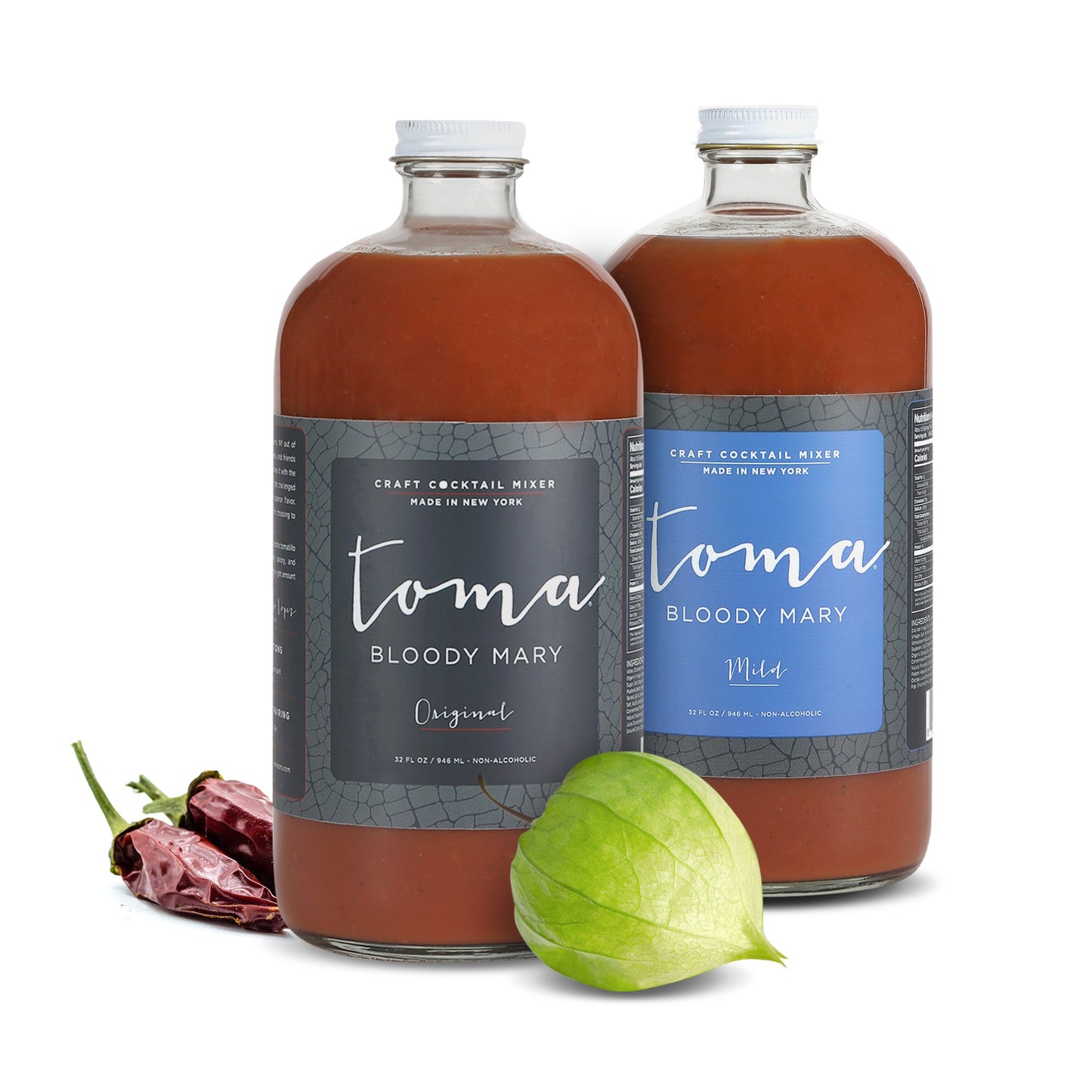 Toma Bloody Mary - Original/Mild (32oz) 2-PACK Variety