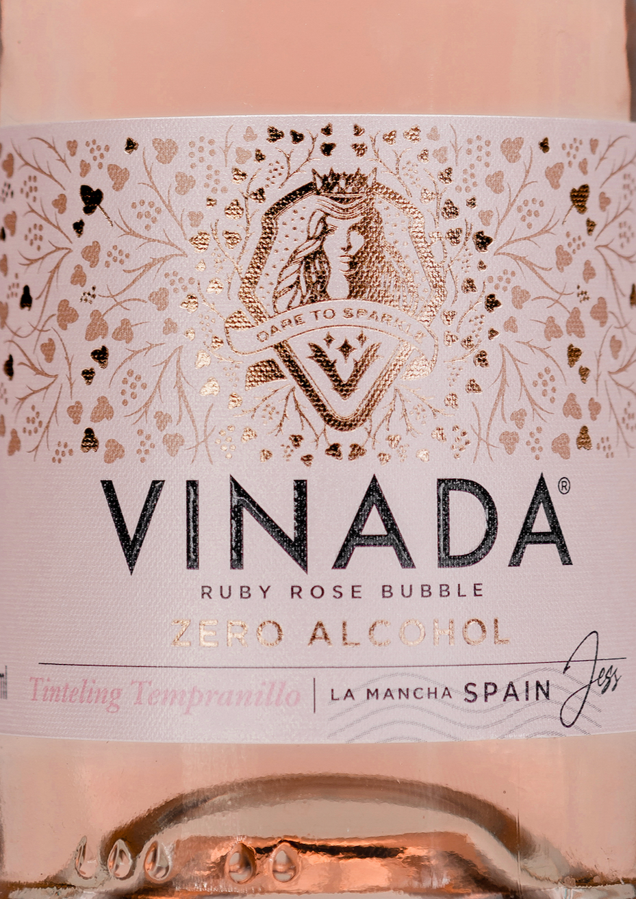 VINADA® - TINTELING TEMPRANILLO ROSÉ MINI (0%) 200 ML - 3,6,12,24 Bottles