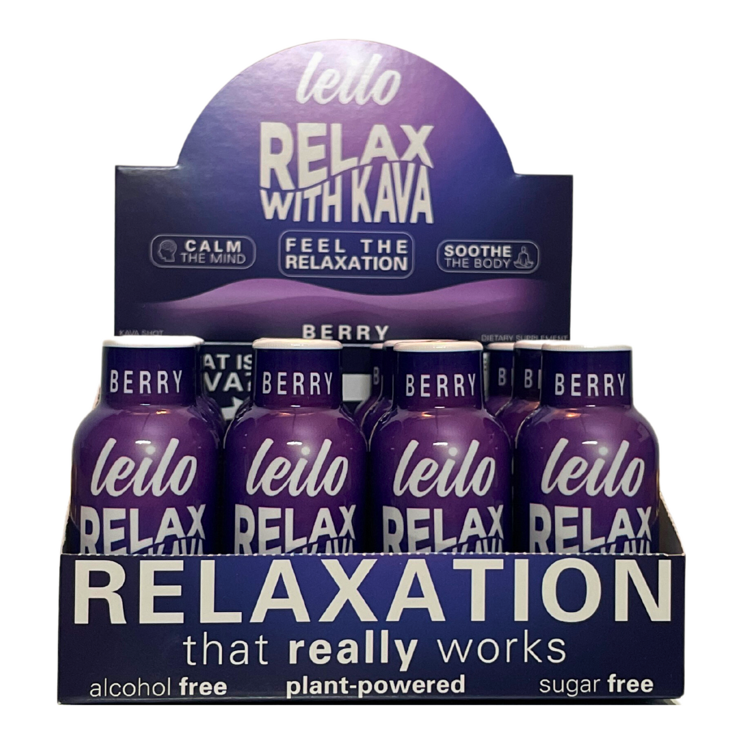 Leilo - Kava Relax Shot (12-Pack)