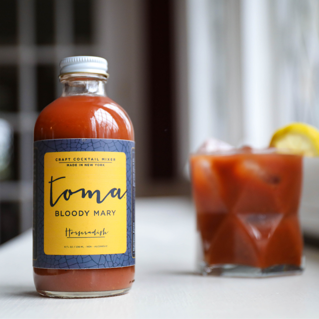 Toma Bloody Mary Mixer - Horseradish (8oz) 4-PACK