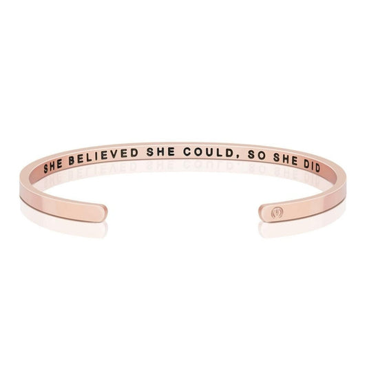 She Believed She Could, So She Did (within) by MantraBand® Bracelets