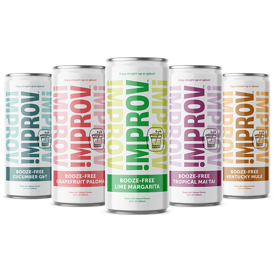 IMPROV Booze-Free Cocktails - Booze-Free Party Pack!  (32 - 12oz cans)