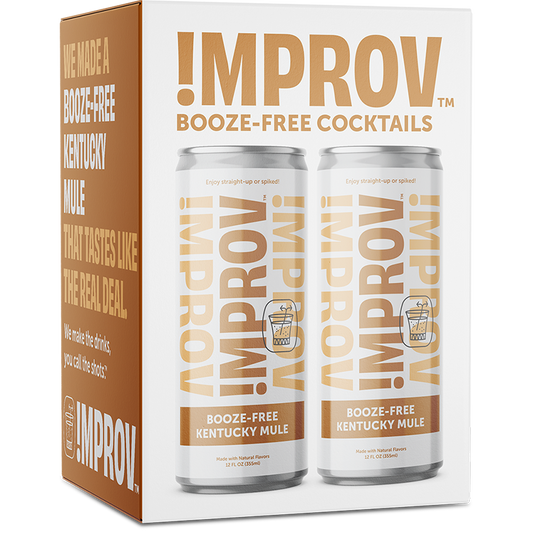 IMPROV Booze-Free Cocktails - Booze-Free Kentucky Mule 8 Pack (12oz cans)