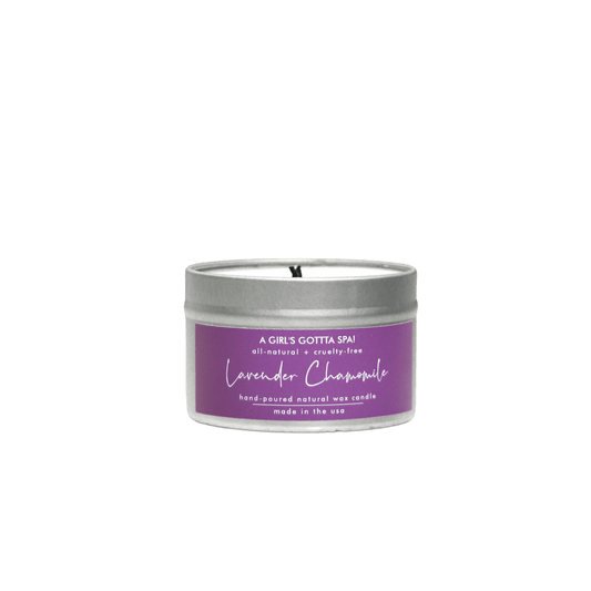 A Girl's Gotta Spa! - Lavender Chamomile Natural Wax Candle - 4 oz - 25hr burn